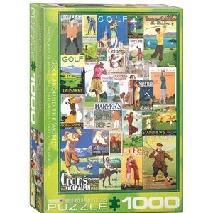 Eurographics 1000 Piece Puzzle - Golf Around the World